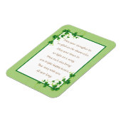 Glad As Shamrocks Irish Blessing Magneet (Linkerzijde)