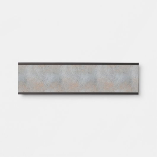 Glad Beton Cement Met Kleiafbeelding Deurbordje (Voorkant)