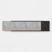 Glad Beton Cement Met Kleiafbeelding Deurbordje (Voorkant)