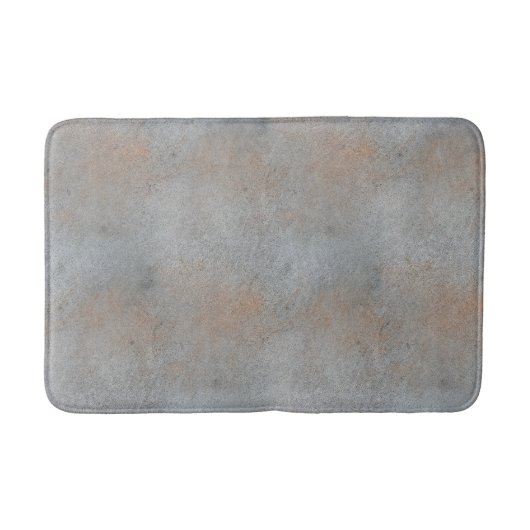 glad betoncement met klei-Afbeelding Badmat (Voorkant)