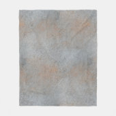 glad betoncement met klei-Afbeelding Fleece Deken (Voorkant)