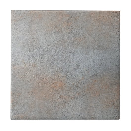 glad betoncement met klei-Afbeelding Tegeltje (Voorkant)