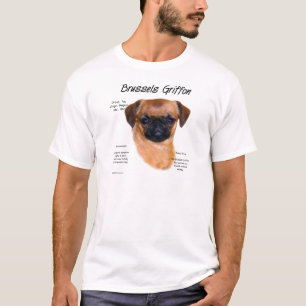 Glad Brussel Griffon Geschiedenis T-shirt
