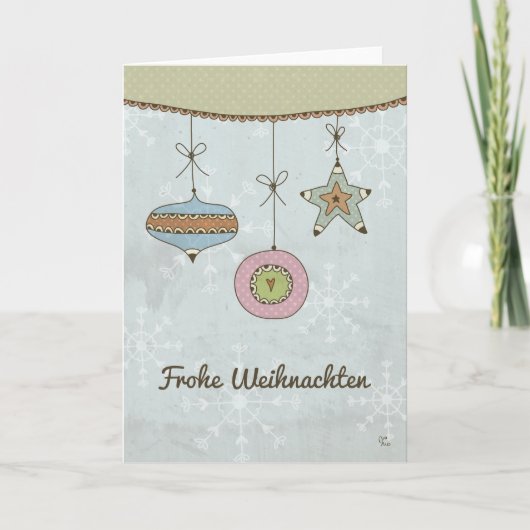 Glad Christmas Feestdagen Kaart (Voorkant)