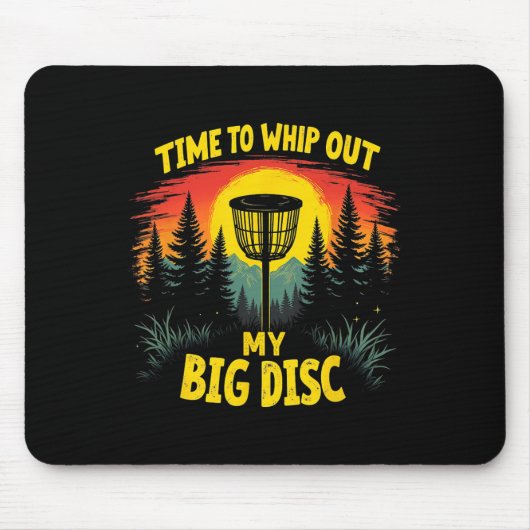Glad Disc Golf Voor Spelers  Muismat (Voorkant)