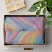 Glad golvend regenboog kleuren spectrum tissuepapier (Geschenk)