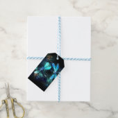 Glad Lake Libellen Cadeaulabel (Met Touw)