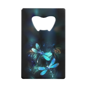 Glad Lake Libellen Creditkaart Flessenopener