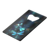 Glad Lake Libellen Creditkaart Flessenopener (Achterkant Gekanteld)