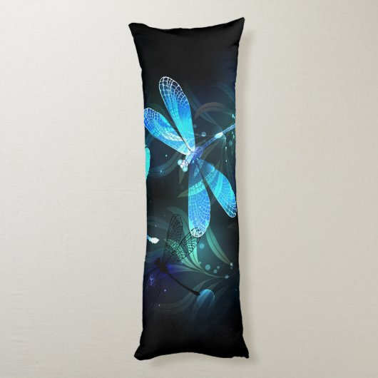 Glad Lake Libellen Lichaamskussen (Achterkant (Verticaal))