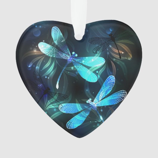 Glad Lake Libellen Ornament (voorkant)