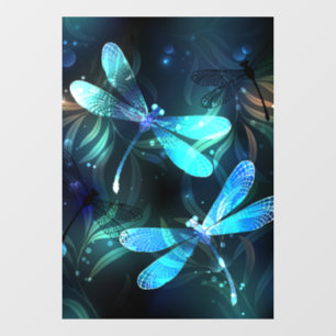 Glad Lake Libellen Raamsticker