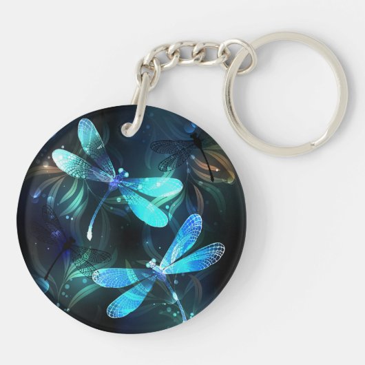 Glad Lake Libellen Sleutelhanger (Achterkant)