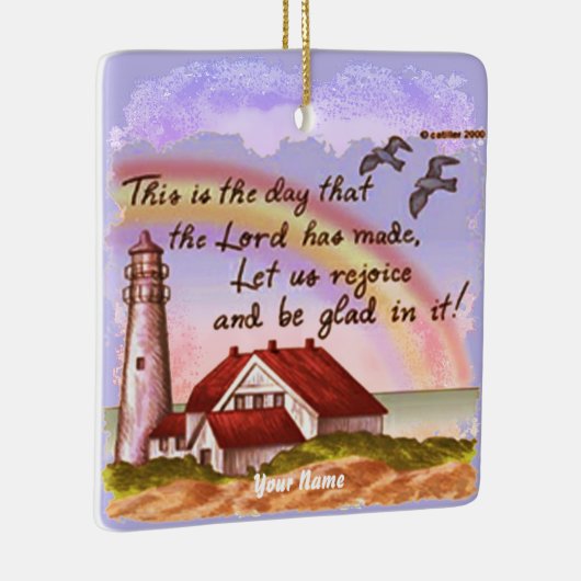 Glad Lighthouse Christelijk ornament (Rechts)
