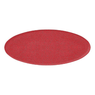 Glad-over-Noise Tomato Red Oval Label – Aanpassen Naambadge