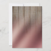 Glad Roos Gouden Schuur Hout Brunch & Bubbly Kaart (Achterkant)