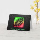 Glad Rugby Kaart (Gele Bloem)