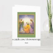 Glad Tidings Feestdagen Kaart (Achterkant)