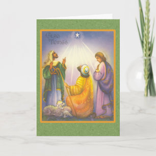 Glad Tidings Feestdagen Kaart