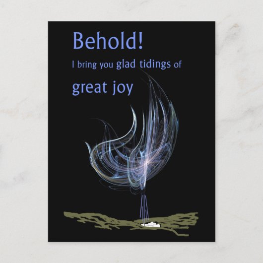 Glad Tidings of Great Joy Holiday Briefkaart (Voorkant)