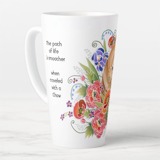 GLAD TUINPAD glad chow latte mok (Linkerhoek)