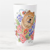 GLAD TUINPAD glad chow latte mok (Voorkant)