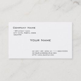 glad wit visitekaartje