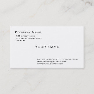 glad wit visitekaartje