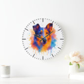 gladde collie-klok grote klok (Huis)