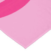Gladde contouren Preppy roze Abstract patroon Tafelkleed (Gekanteld)