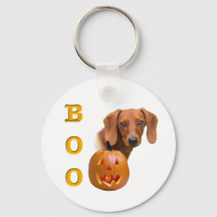 Gladde Dachshund Boo Sleutelhanger