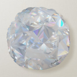 Gladde Diamond Flex Rond Kussen