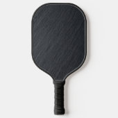 Gladde Donkere Graniet Steen Pickleball Paddle (Voorkant)