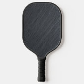 Gladde Donkere Graniet Steen Pickleball Paddle (Achterkant)