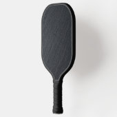 Gladde Donkere Graniet Steen Pickleball Paddle (Links)