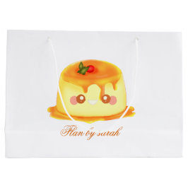 Gladde en romige karamel Spaanse Flan Groot Cadeauzakje
