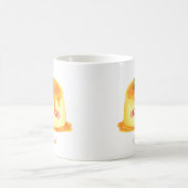 Gladde en romige karamel Spaanse Flan Koffiemok (Center)