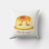 Gladde en romige karamel Spaanse Flan Kussen (Achterkant)