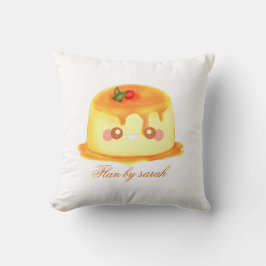 Gladde en romige karamel Spaanse Flan Kussen