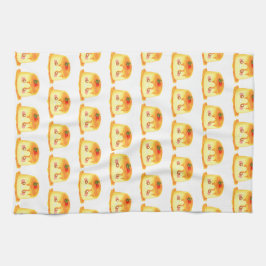 Gladde en romige karamel Spaanse Flan Theedoek