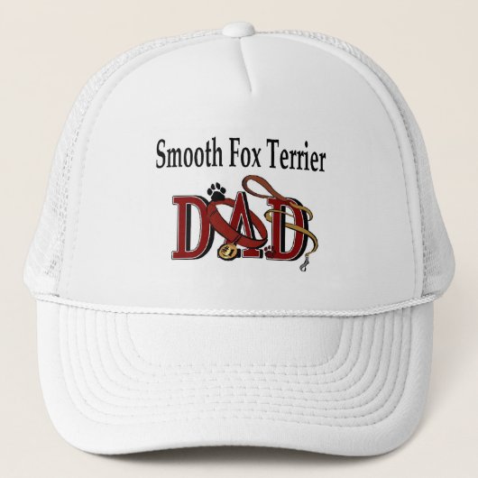 Gladde Fox Terrier Dad Hoed Trucker Pet (Voorkant)