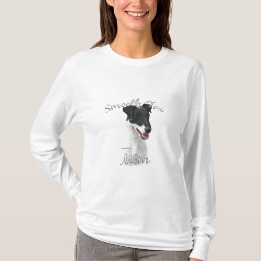 Gladde Fox Terriër Moeder 2 T-shirt (Voorkant)
