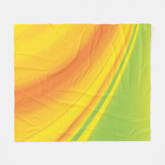 Gladde, geel-groene achtergrond voor het overvloei fleece deken (Voorkant (Horizontaal))
