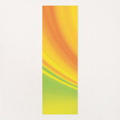 Gladde, geel-groene achtergrond voor het overvloei yogamat (Voorkant)