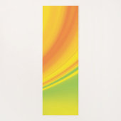 Gladde, geel-groene achtergrond voor het overvloei yogamat (Achterkant)