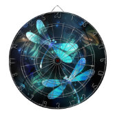 Gladde glazen libellen meer dartbord (Voorkant)