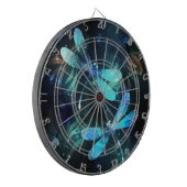 Gladde glazen libellen meer dartbord (Voorkant Links)