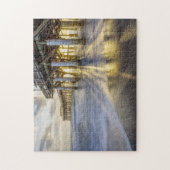 Gladde golven bij de coa-pier legpuzzel (Verticaal)