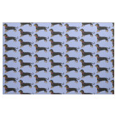 gladde hond ... illustratieweefsel stof (Fat Quarter)
