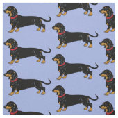 gladde hond ... illustratieweefsel stof (Swatch)